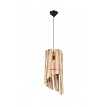 Drewniana nowoczesna lampa wisząca - EX551-Alexit