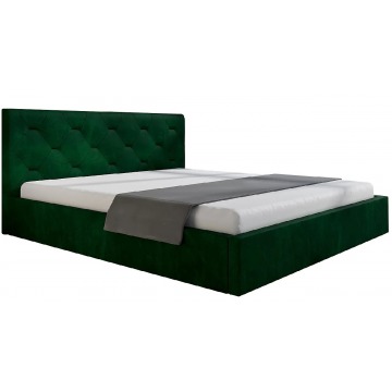 Pikowane łóżko jednoosobowe 120x200 Netta 3X - 48 kolorów