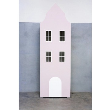 Różowa szafa domek Camino 3X - 6 kolorów