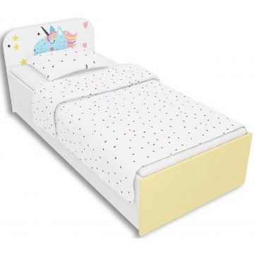 Łóżko dla dziewczynki z jednorożcem 90x200 Lili 10X - 3 kolory