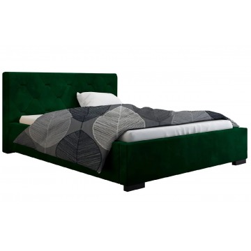 Łóżko tapicerowane z pojemnikiem 120x200 Abello 2X - 48 kolorów