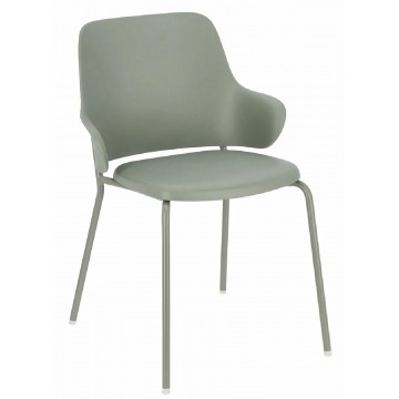 Szare krzesło minimalistyczne - Foxo
