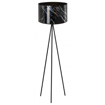 Czarna lampa podłogowa trójnóg - EXX140-Merani