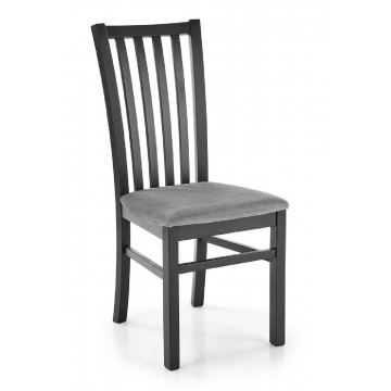 Czarne drewniane krzesło patyczak Billy - popiel