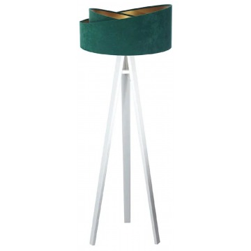 Zielono-biała lampa stojąca trójnóg - EXX250-Volia