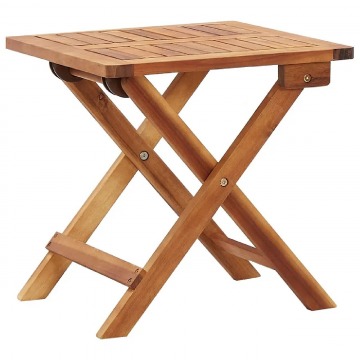 Drewniany składany stolik ogrodowy - Aiken