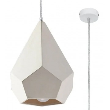 Biała geometryczna lampa wisząca - EXX238-Pavlis