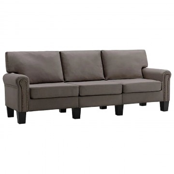 Trzyosobowa taupe sofa - Alaia 3X