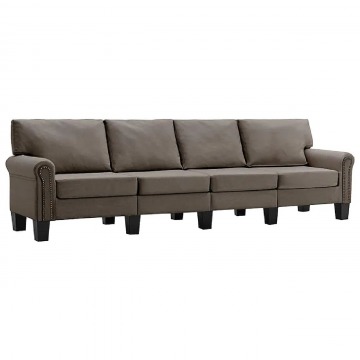Czteroosobowa taupe sofa - Alaia 4X