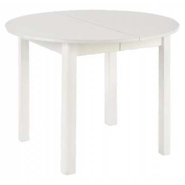 Okrągły biały stół rozkładany - Ewilton