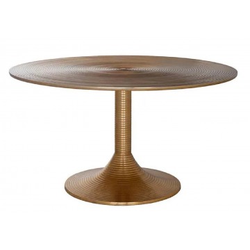 Złoty stolik kawowy do salonu - Toriso 3X