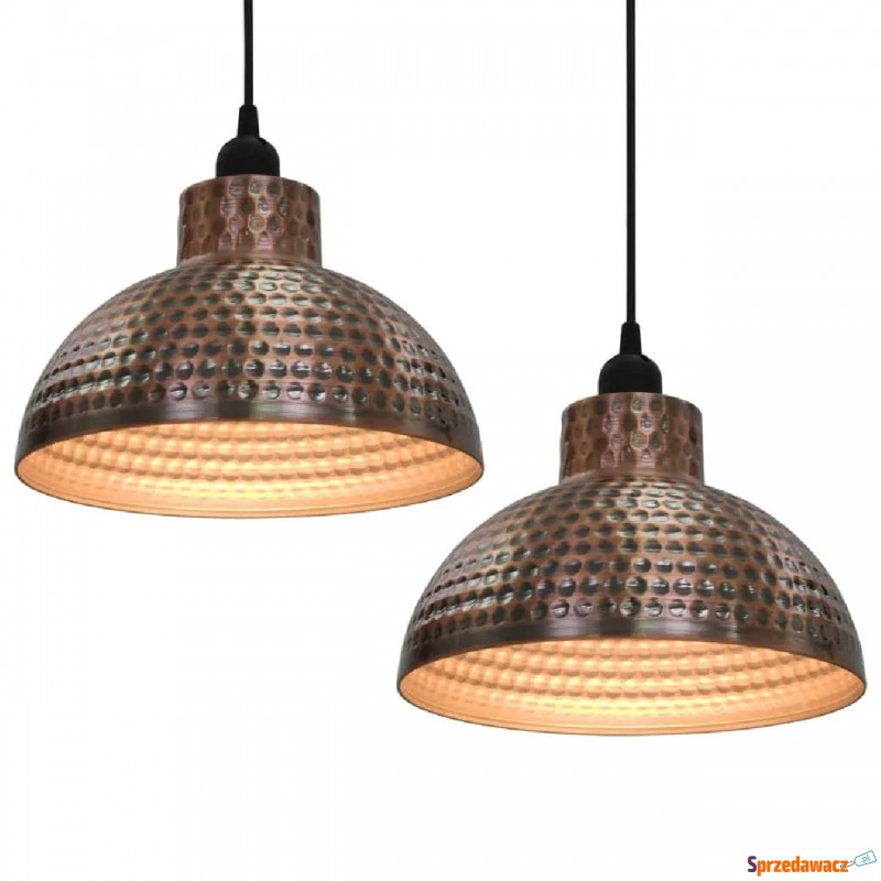 Komplet dwóch metalowych lamp wiszących - EX1... - Lampy wiszące, żyrandole - Chruszczobród