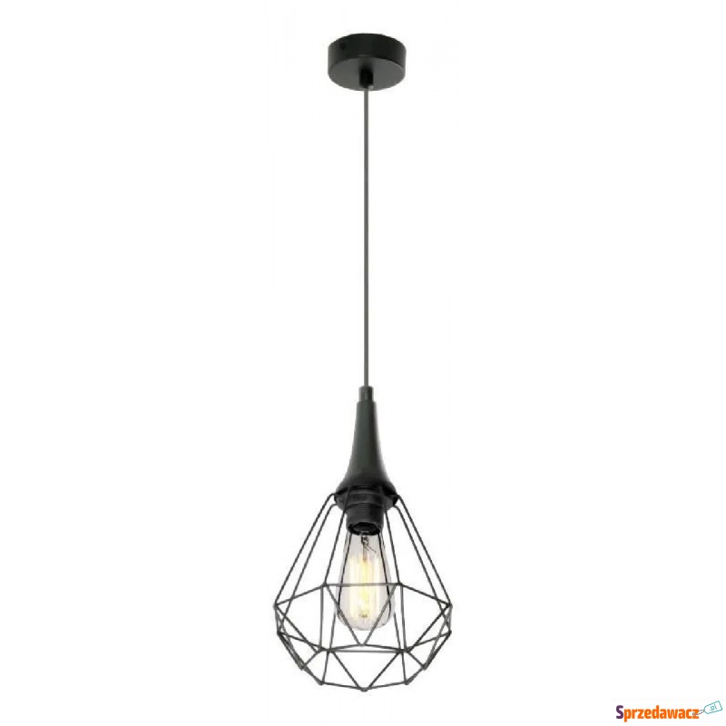 Czarna lampa wisząca loftowa - EX75-Loftis - Lampy wiszące, żyrandole - Toruń
