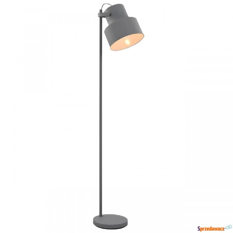 Szara lampa podłogowa z włącznikiem - EX137-Solla - Pozostałe oświetlenie - Koszalin