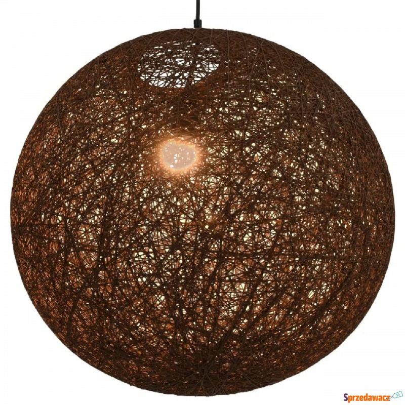 Brązowa lampa wisząca okrągła boho - EX108-Goten - Lampy wiszące, żyrandole - Pruszków