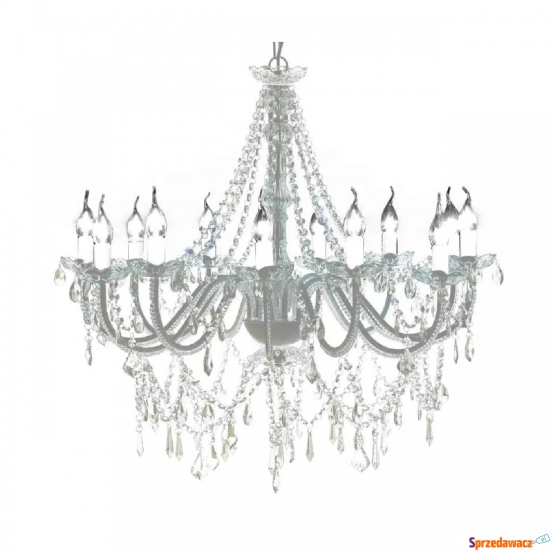Świecznikowy żyrandol z kryształkami - EX151-Telso - Lampy wiszące, żyrandole - Siedlęcin