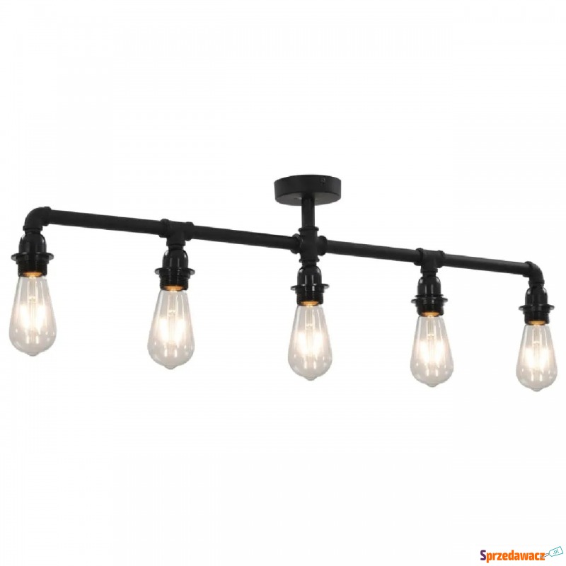 Czarna lampa sufitowa industrialna - EX176-Vicky - Lampy wiszące, żyrandole - Włocławek