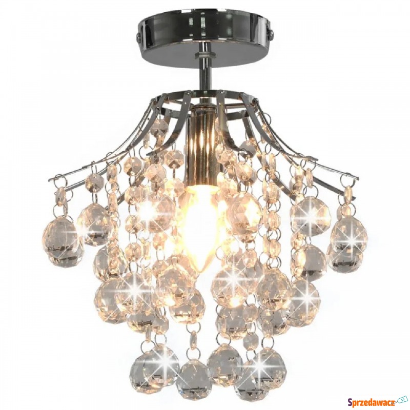 Srebrna lampa sufitowa w stylu glamour - EX166-Maura - Lampy wiszące, żyrandole - Inowrocław