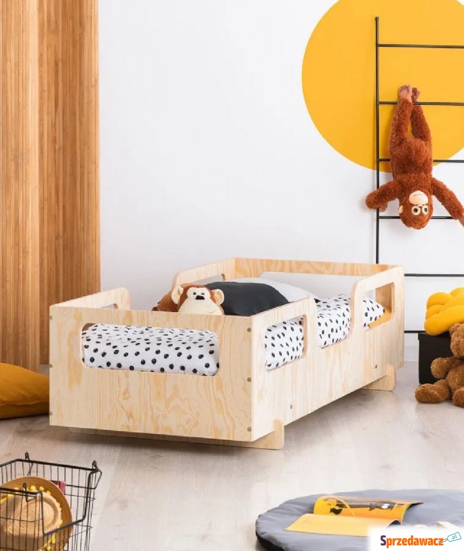 Drewniane dziecięce łóżko w stylu skandynawsk... - Meble dla dzieci - Gorzów Wielkopolski