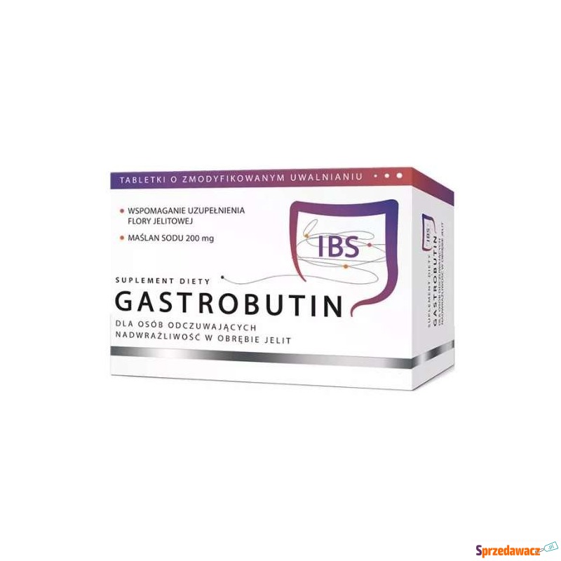 Gastrobutin ibs x 60 tabletek - Witaminy i suplementy - Gliwice