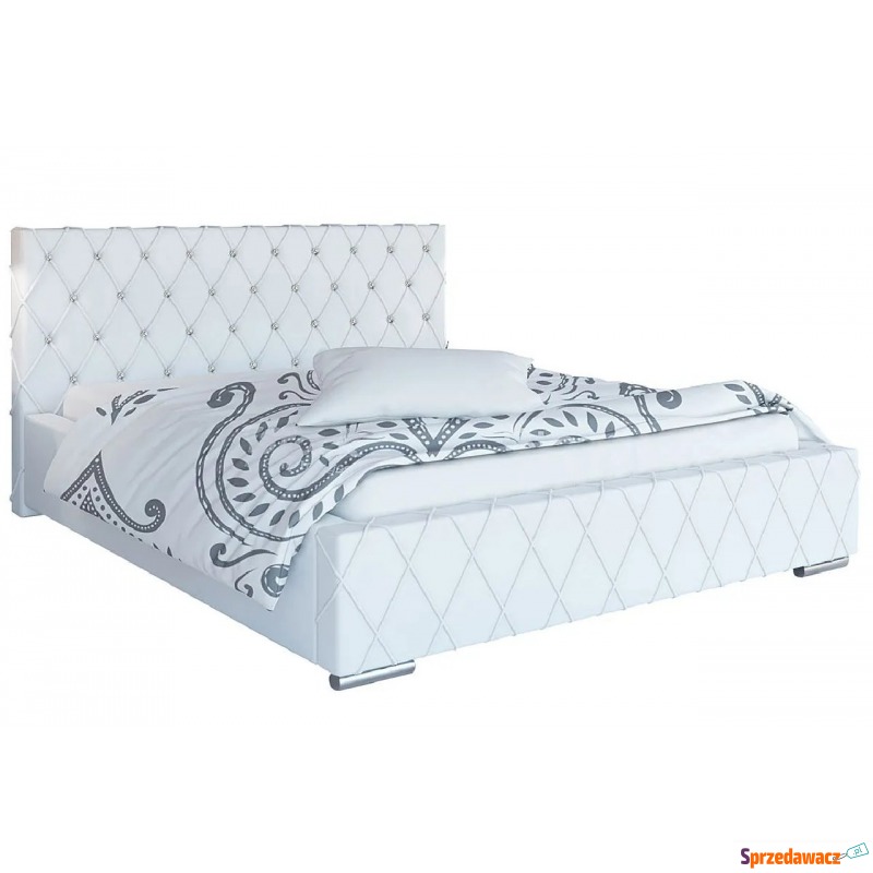Podwójne łóżko tapicerowane 180x200 Loban 2X -... - Łóżka - Częstochowa