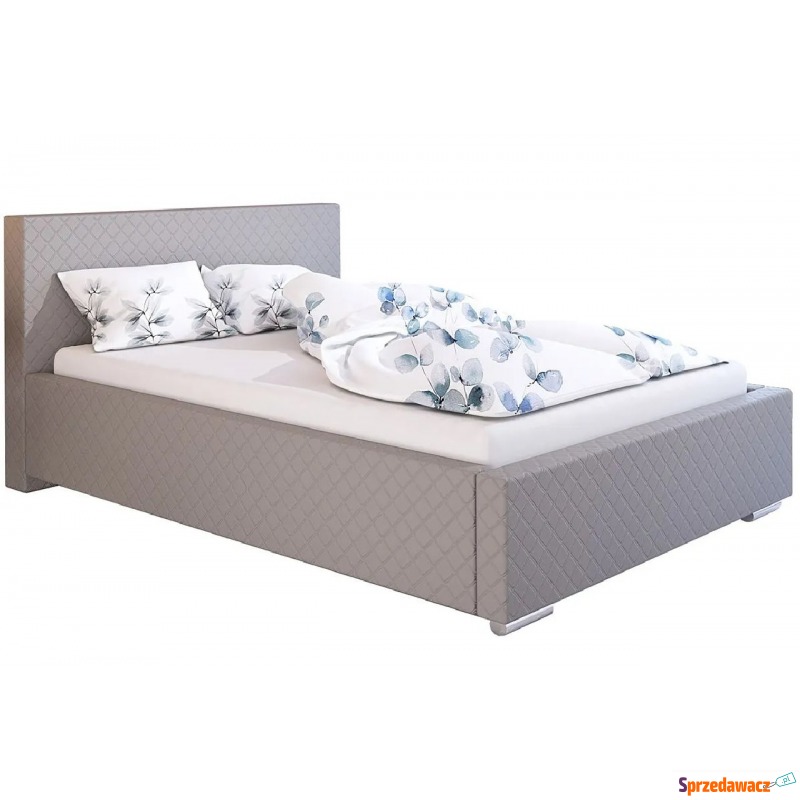 Podwójne łóżko tapicerowane 140x200 Eger 2X -... - Łóżka - Elbląg
