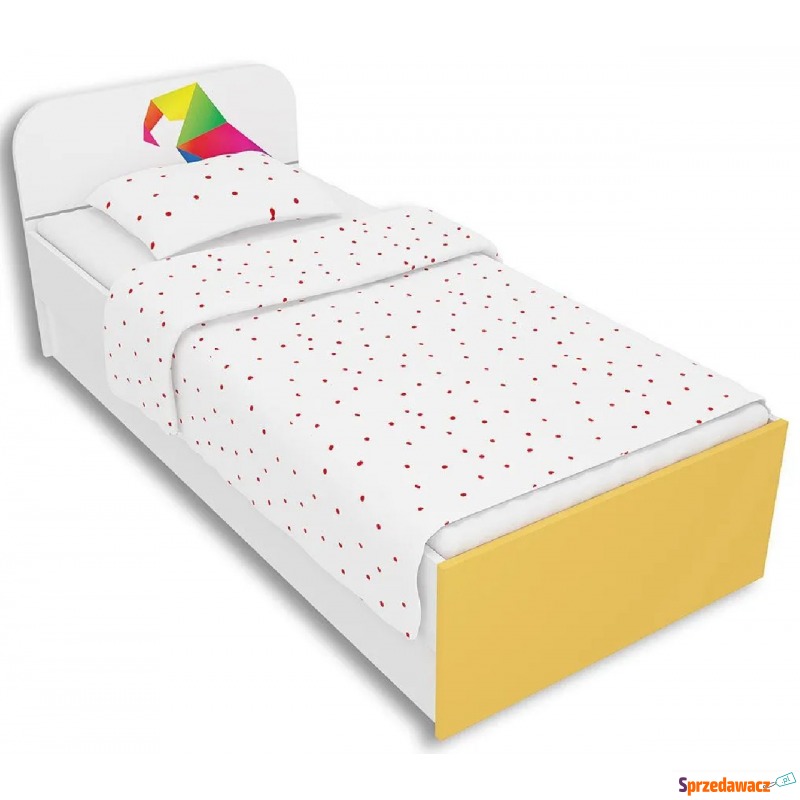 Białe łóżko dziecięce 90x200 Elif 9X - 5 kolorów - Łóżka - Wrocław