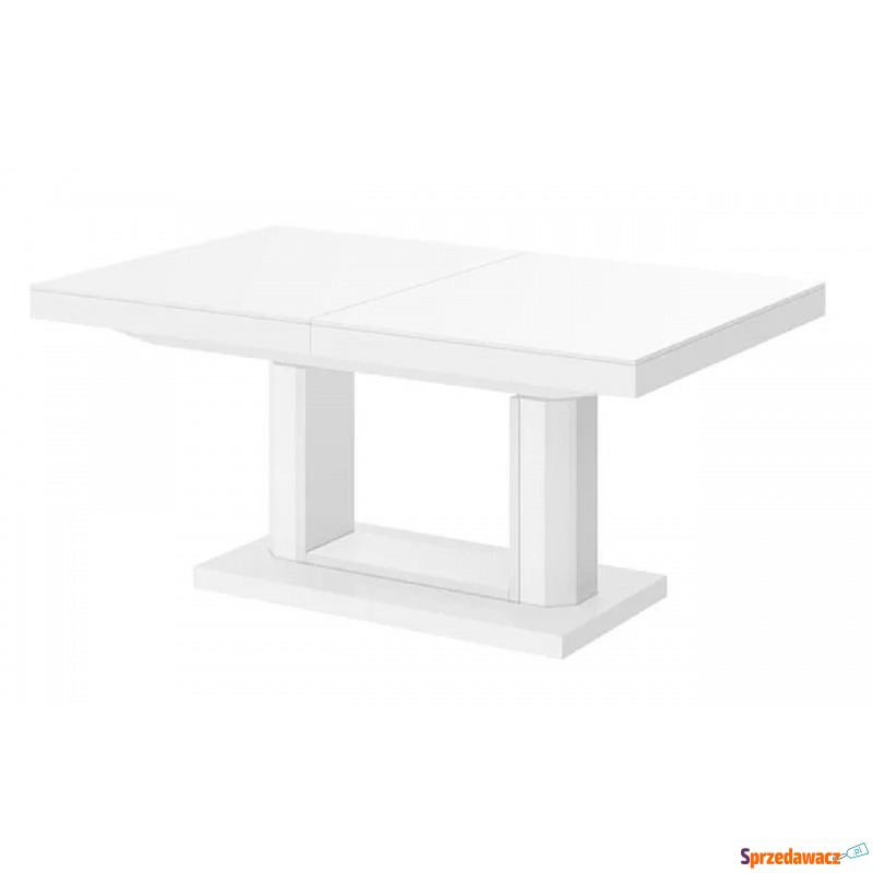 Rozkładany ławostół biały mat - Havier 2X - Stoły, stoliki, ławy - Tychy