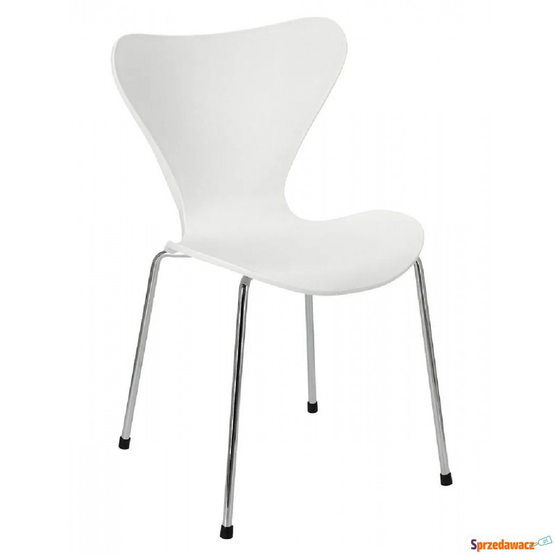Minimalistyczne krzesło białe - Fimi - Krzesła kuchenne - Nysa