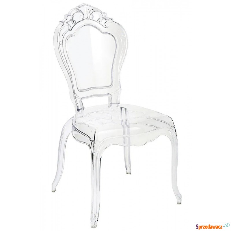 Transparentne krzesło do jadalni - Trixi 2X - Krzesła kuchenne - Płock