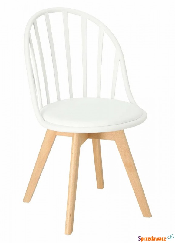 Białe krzesło patyczak - Malene 2X - Krzesła kuchenne - Ciechanów