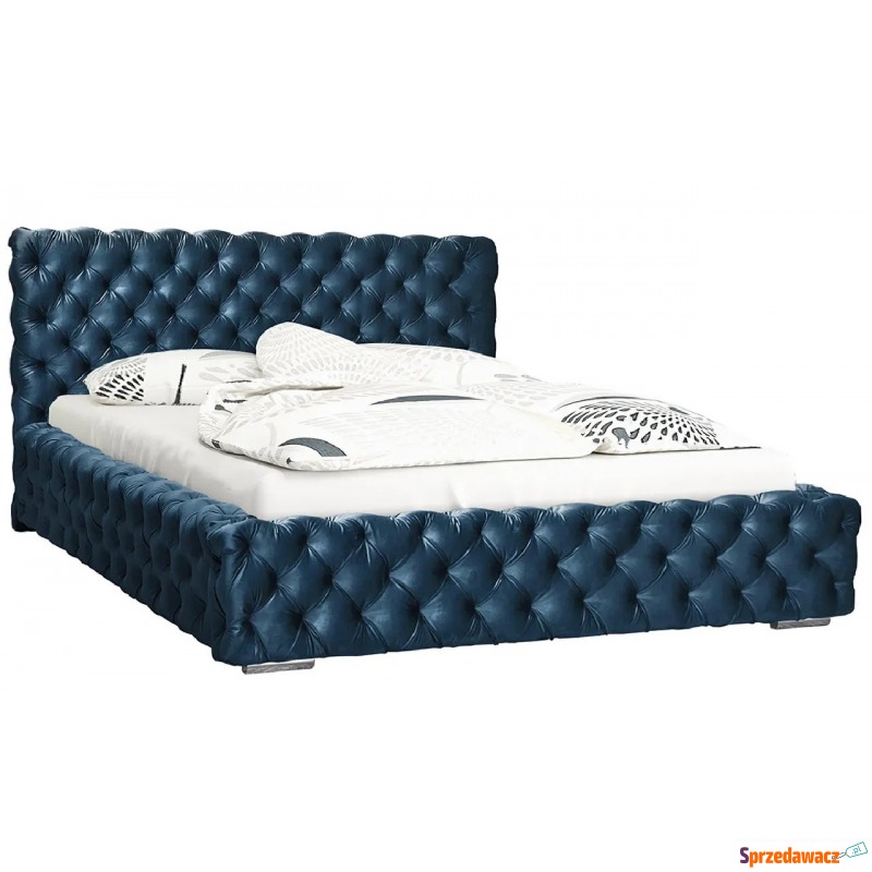 Jednoosobowe łóżko z pojemnikiem 120x200 Sari... - Łóżka - Głogów