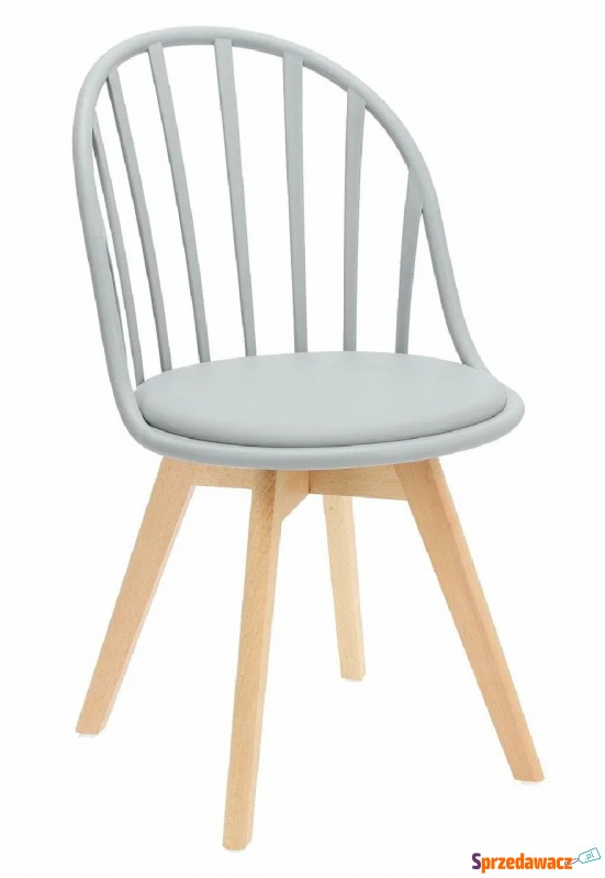 Szare krzesło patyczak - Malene 2X - Krzesła kuchenne - Komorniki