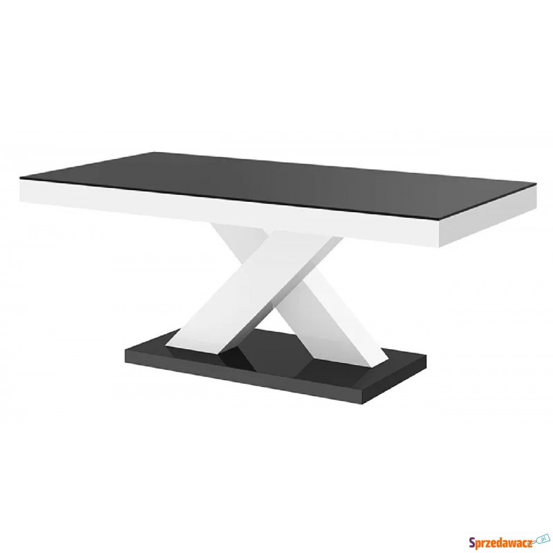 Komfortowa ława biało - czarna - Canelo 2X - Stoły, stoliki, ławy - Kętrzyn
