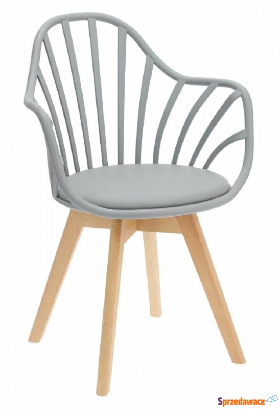 Szare krzesło patyczak - Malene 3X - Krzesła kuchenne - Chełm
