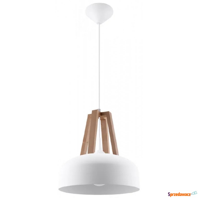Biała skandynawska lampa wisząca - EX516-Casko - Lampy wiszące, żyrandole - Nowy Targ
