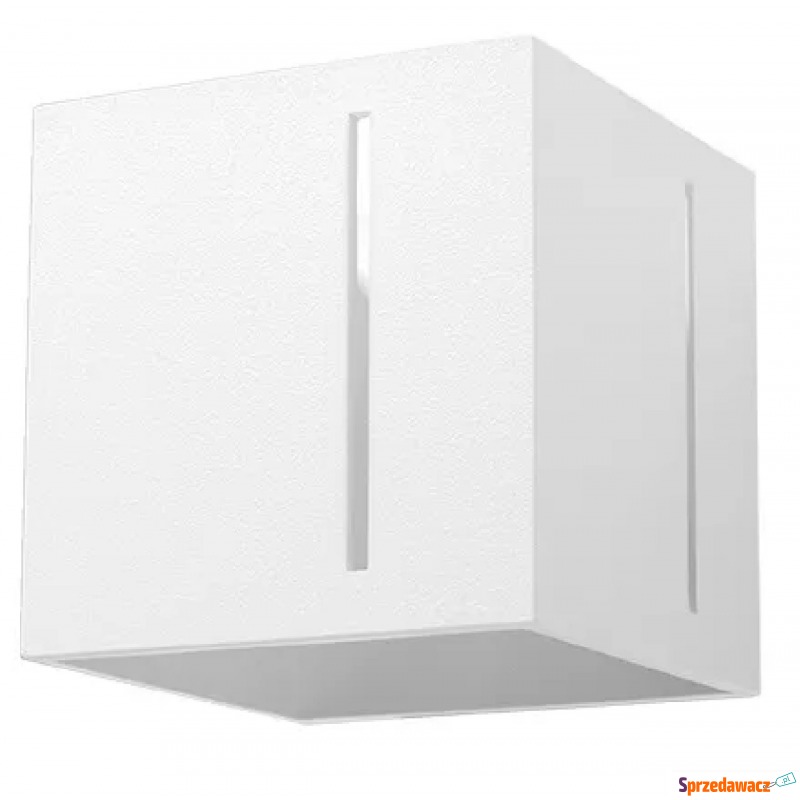 Biały geometryczny kinkiet kostka - EX525-Pixan - Kinkiety - Puławy
