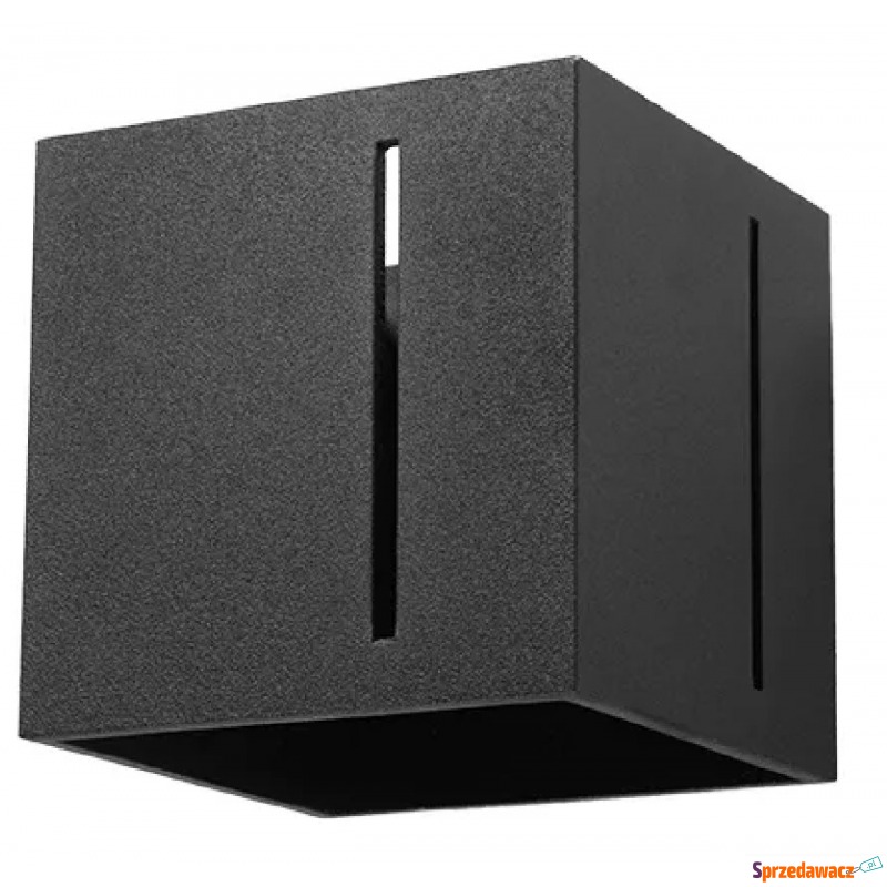 Czarny minimalistyczny kinkiet kostka - EX525-Pixan - Kinkiety - Jawor