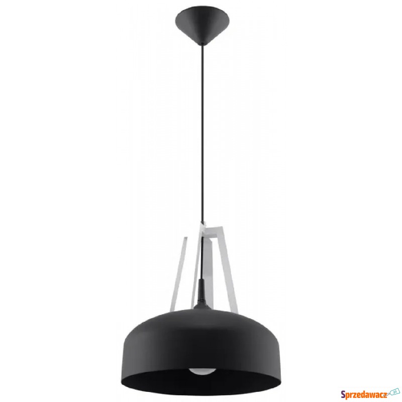 Czarna drewniana lampa wisząca loft - EX516-Casko - Lampy wiszące, żyrandole - Świecie