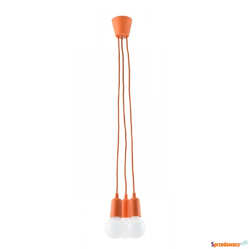 Pomarańczowa loftowa lampa wisząca - EX542-Diegi - Lampy wiszące, żyrandole - Sieradz
