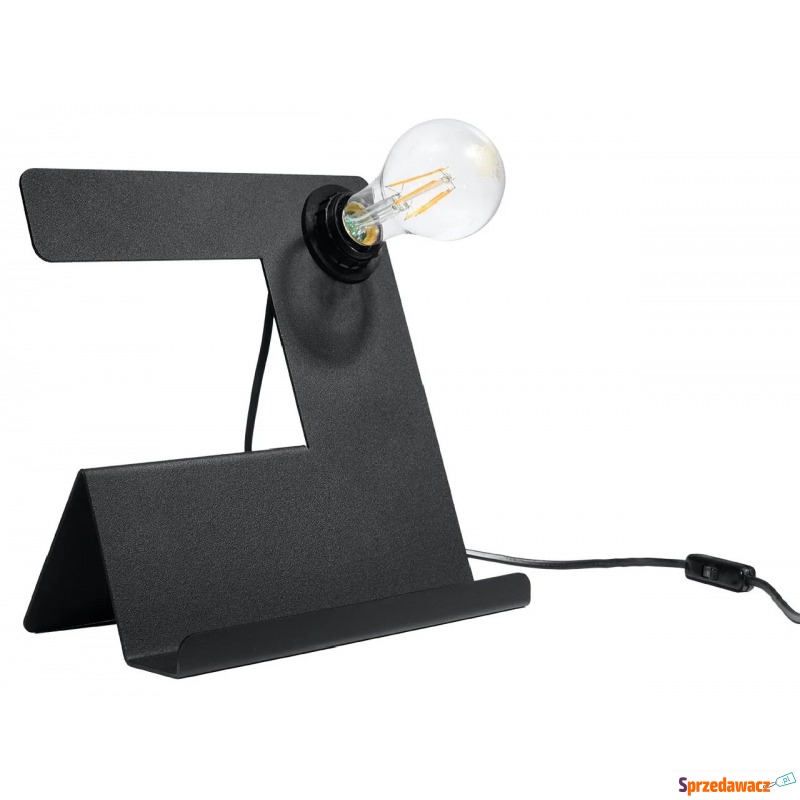 Czarna futurystyczna lampka biurkowa - EX562-Inclino - Pozostałe oświetlenie - Jarosław