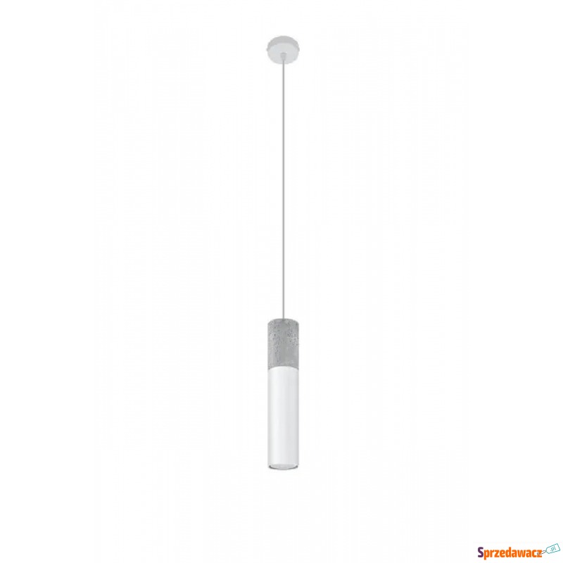 Biała loftowa lampa wisząca tuba - EX568-Borgis - Lampy wiszące, żyrandole - Toruń