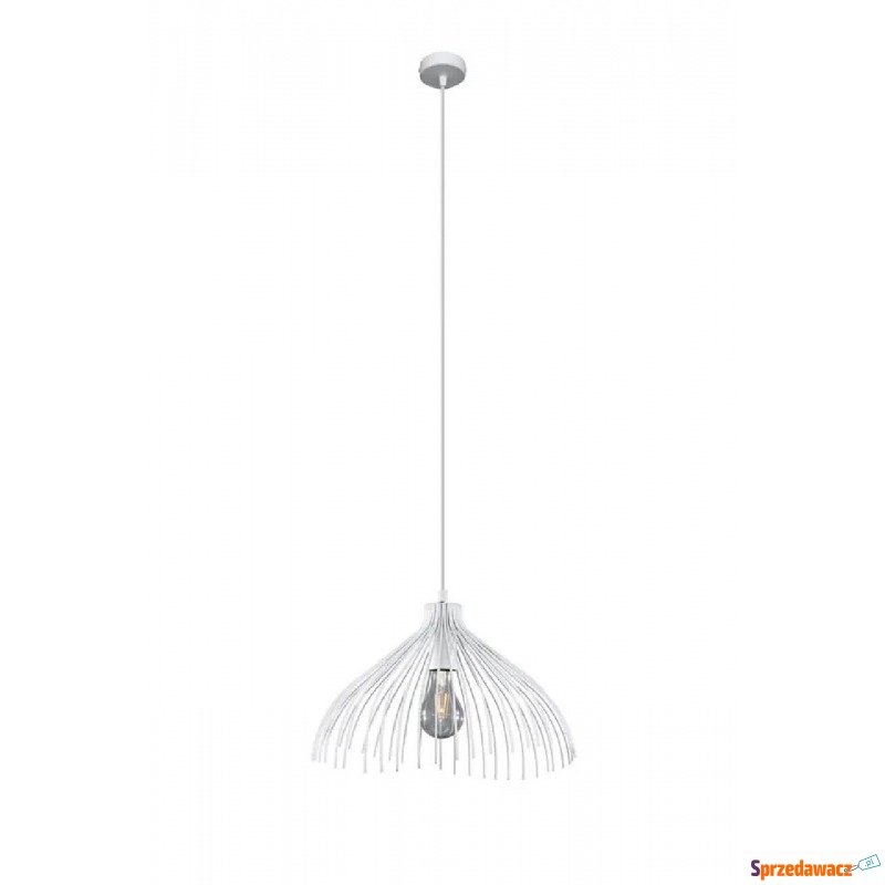 Biała industrialna lampa wisząca - EX583-Umba - Lampy wiszące, żyrandole - Żyrardów