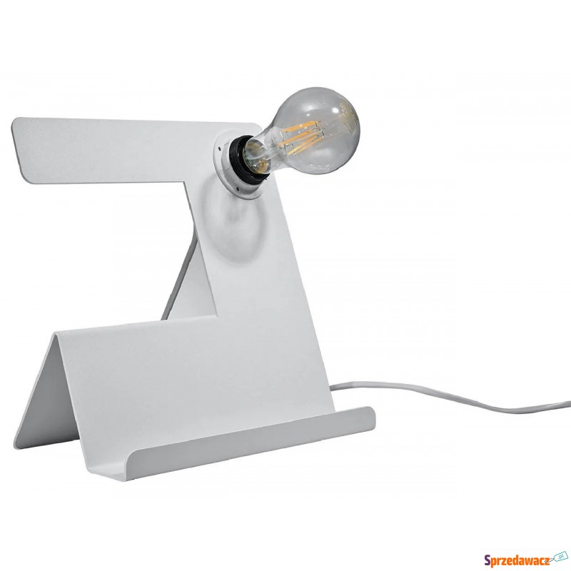 Biała industrialna lampka stołowa - EX562-Inclino - Pozostałe oświetlenie - Bielsko-Biała