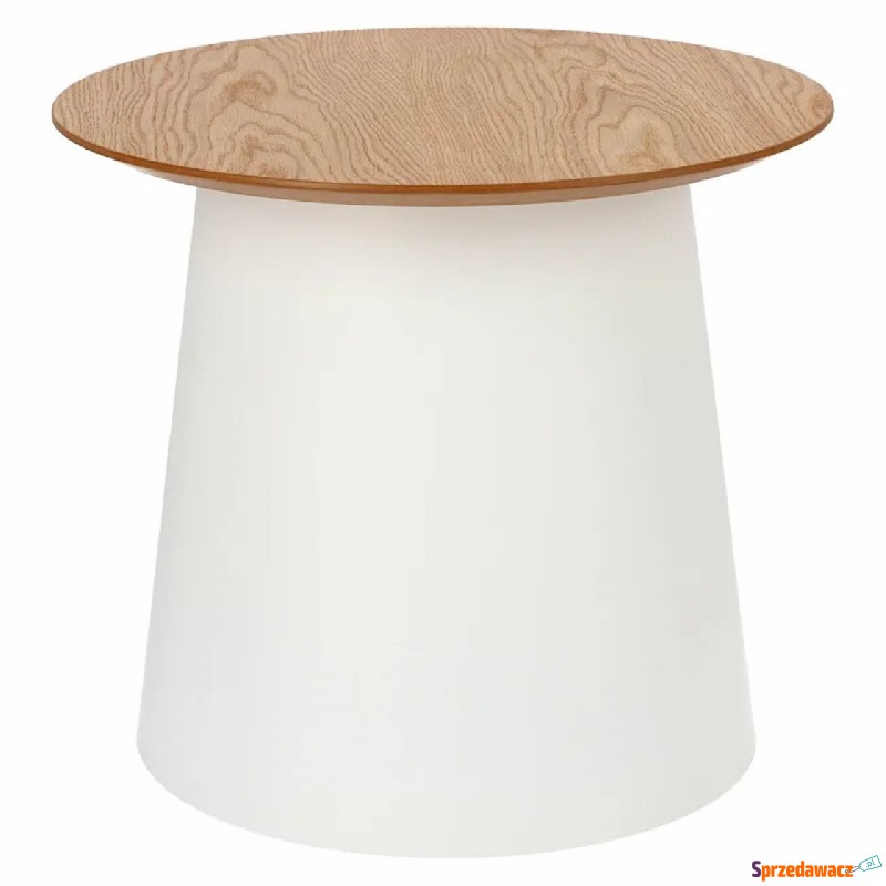 Okrągły stolik kawowy biały - Fannie - Stoły, stoliki, ławy - Reguły