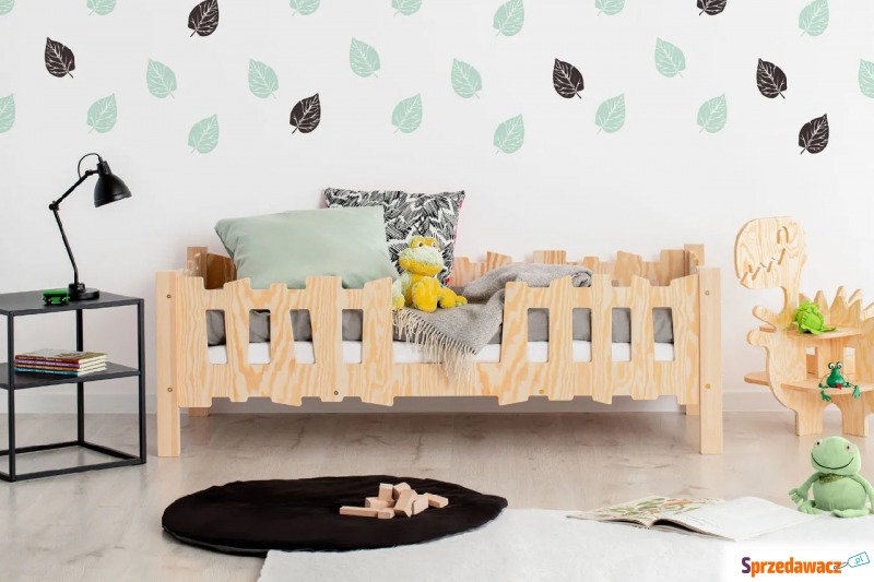 Drewniane łóżko dziecięce ze stelażem 12 rozm... - Meble dla dzieci - Elbląg