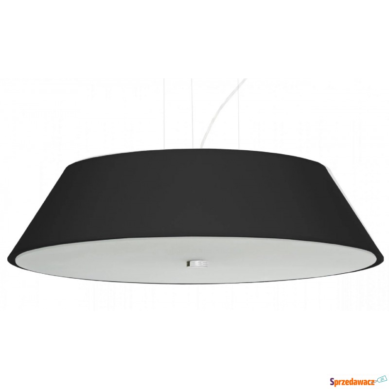 Czarny żyrandol z okrągłym abażurem - EX701-Vegi - Lampy wiszące, żyrandole - Wyszków