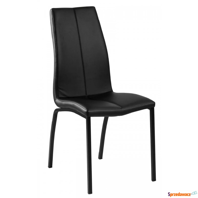 Eleganckie krzesło czarne - Stevi - Krzesła do salonu i jadalni - Gdynia