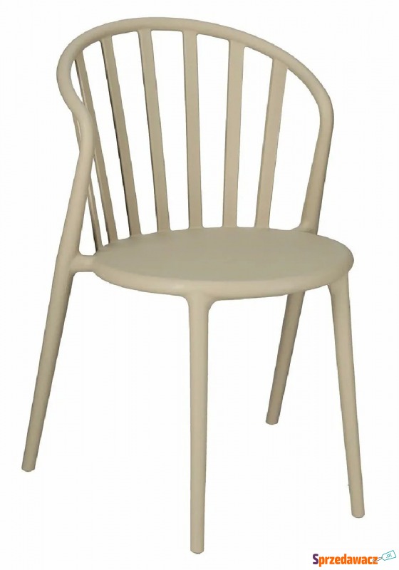 Minimalistyczne krzesło beżowe - Alar - Krzesła kuchenne - Łomża