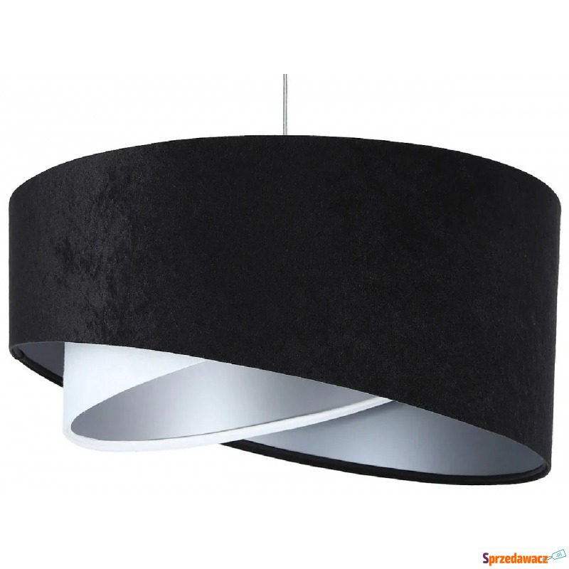 Czarno-biała designerska lampa wisząca - EX98... - Lampy wiszące, żyrandole - Bielsko-Biała